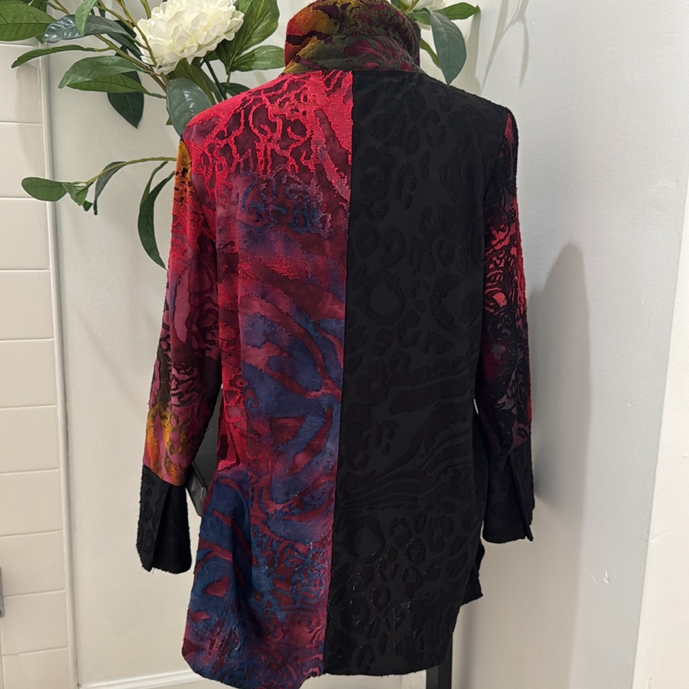 Caleoos Vibrant Multicolor Button-Up Jacket - image 6